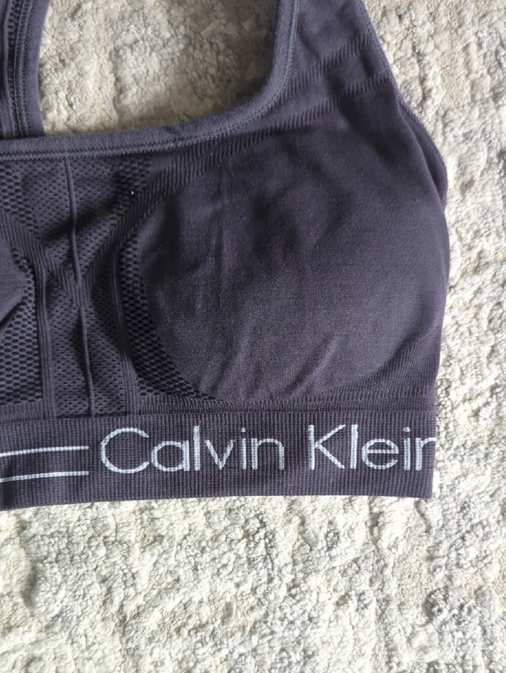 Calvin Klein Racerback Sports Bra - Picture 2 of 5